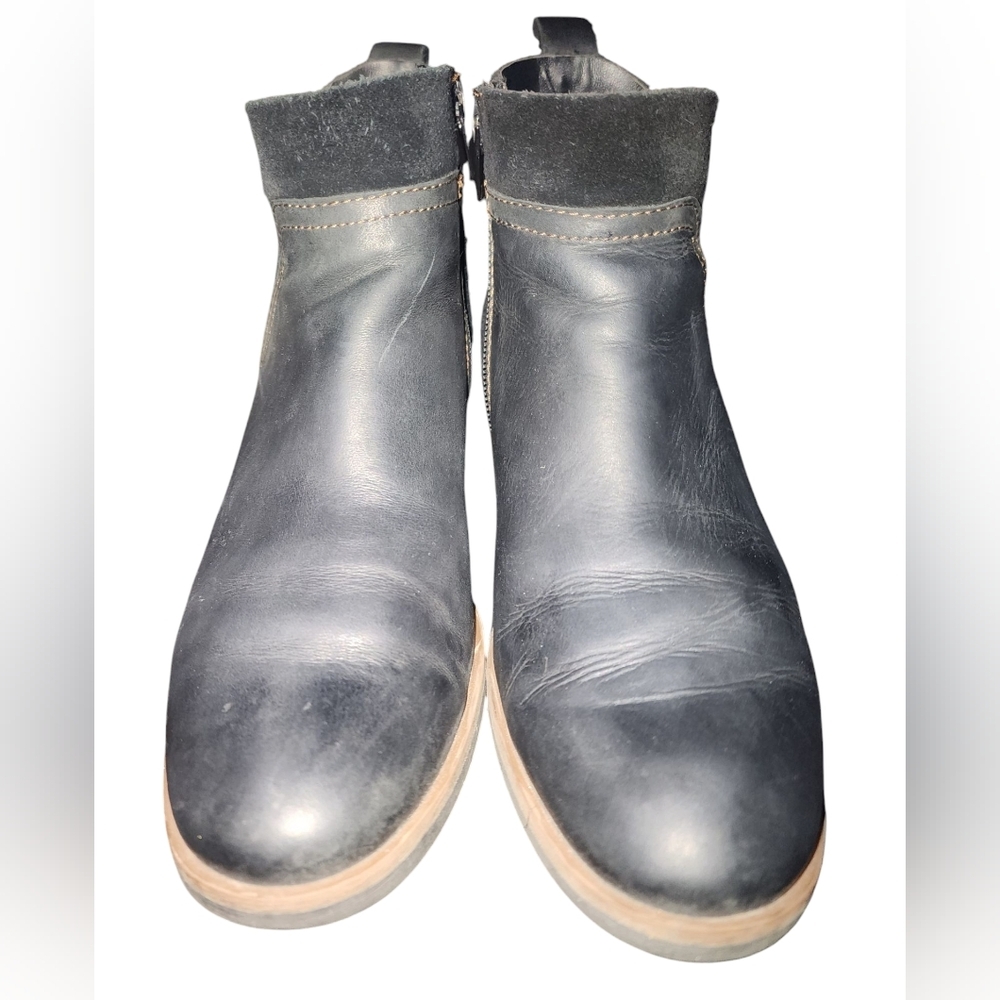 Kork-Ease Leather & Suede Ankle Boots, Women's 6.5​ - Picture 3 of 9